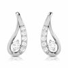 Jewelove™ Pendants & Earrings Earrings only Platinum with Diamond Pendant Set for Women JL PT P 2431