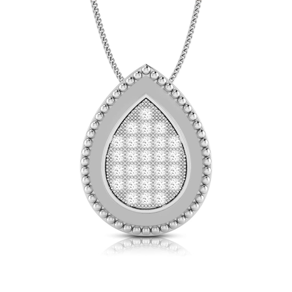 Jewelove™ Pendants & Earrings Pendant only Platinum with Diamond Pendant Set for Women JL PT P 2491