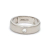 Front View of Classic Platinum Solitaire Love Bands for Men SJ PTO 101
