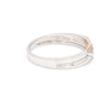 Jewelove™ Rings Ready to Ship - Sizes 18, 12 Platinum Couple Rings with Rose Gold & Diamonds JL PT 936