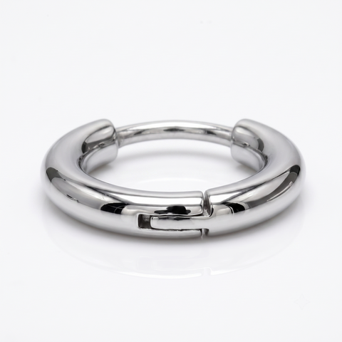 Plain Platinum Earring Bali for Men JL PT E 304