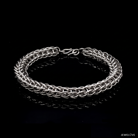 3D Platinum Bracelet for Men JL PTB 703