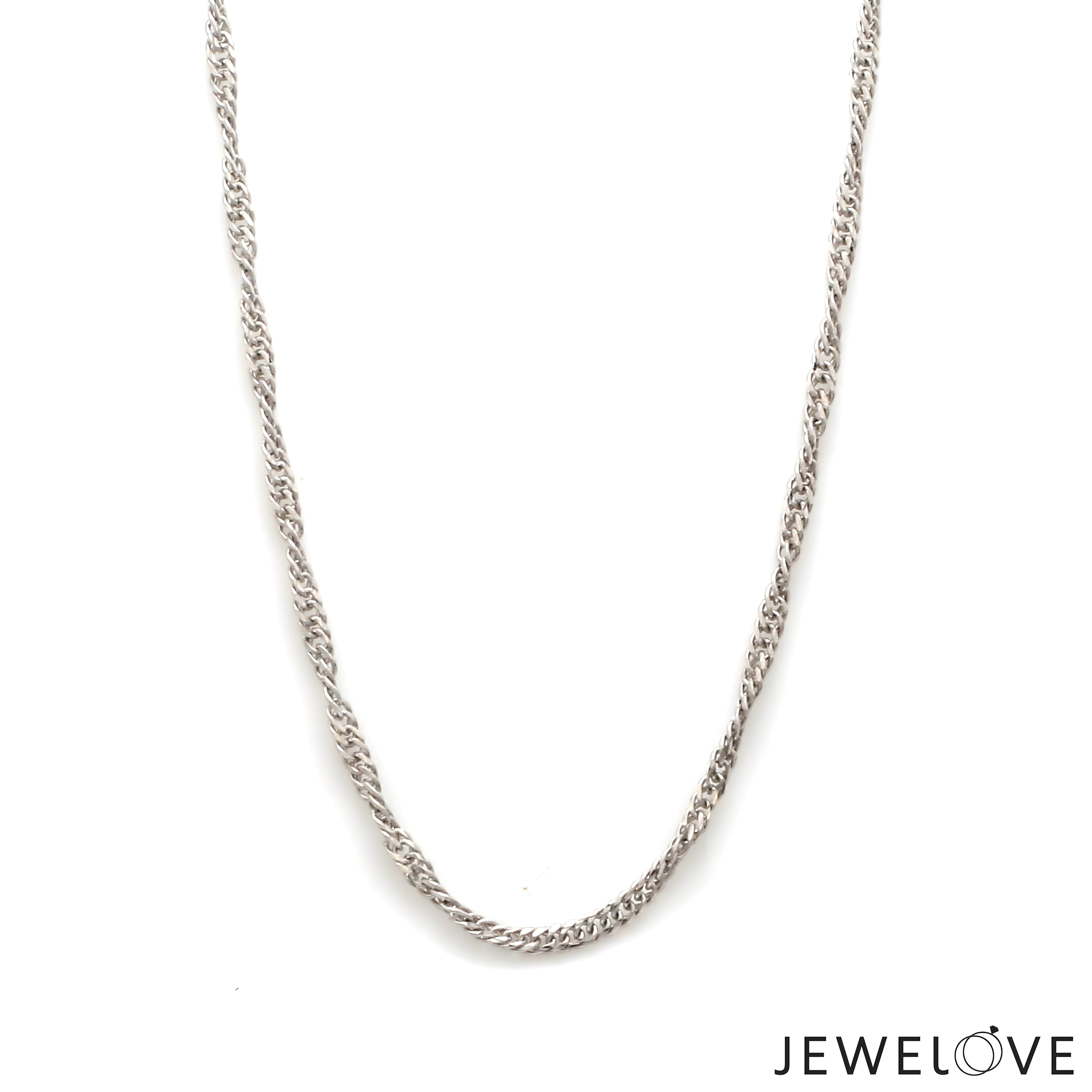 2.75mm Platinum Twisted Cuban Chain for Men JL PT CH 1221-C