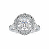 Jewelove™ Rings VS J / Women's Band only 0.30cts. Solitaire Designer Platinum Diamond Engagement Ring JL PT 0044