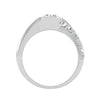 Jewelove™ Rings J VS / Women's Band only 0.50 cts Solitaire Diamond Shank Platinum Ring JL PT WB5735E