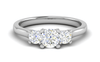 Jewelove™ Rings J VS / Women's Band only 0.50 cts Solitaire Platinum Diamond Ring JL PT R3 RD 168