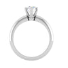 Jewelove™ Rings VS J / Women's Band only 0.50 cts Solitaire Platinum Ring JL PT RS RD 177-A