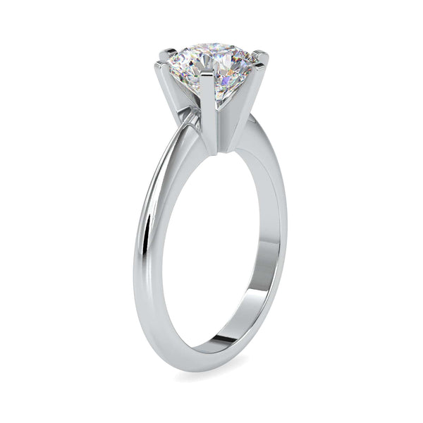 Jewelove™ Rings Women's Band only / VS J 0.50 cts. Solitaire Platinum Solitaire Engagement Ring JL PT 0032-A