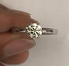 Jewelove™ Rings 0.70 cts. J VS / Women’s Ring only 0.70 cts. 6 Prong Tapered Platinum Solitaire Ring JL PT 17