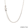 Jewelove™ Chains 18 inches 1.25mm Japanese Platinum Chain for Women JL PT CH 1116-A