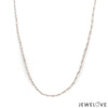 Jewelove™ Chains 18 inches 1.25mm Japanese Platinum Chain for Women JL PT CH 1116-A