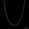 Jewelove™ Chains 1.25mm Japanese Platinum Rolo Chain for Women JL PT CH 1214-A