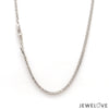 Jewelove™ Chains 26 inches 1.25mm Japanese Platinum Wheat Chain for Women JL PT CH 1220-B