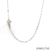 Jewelove™ Chains 1.25mm Platinum Fantasy Chain for Women JL PT CH 1313