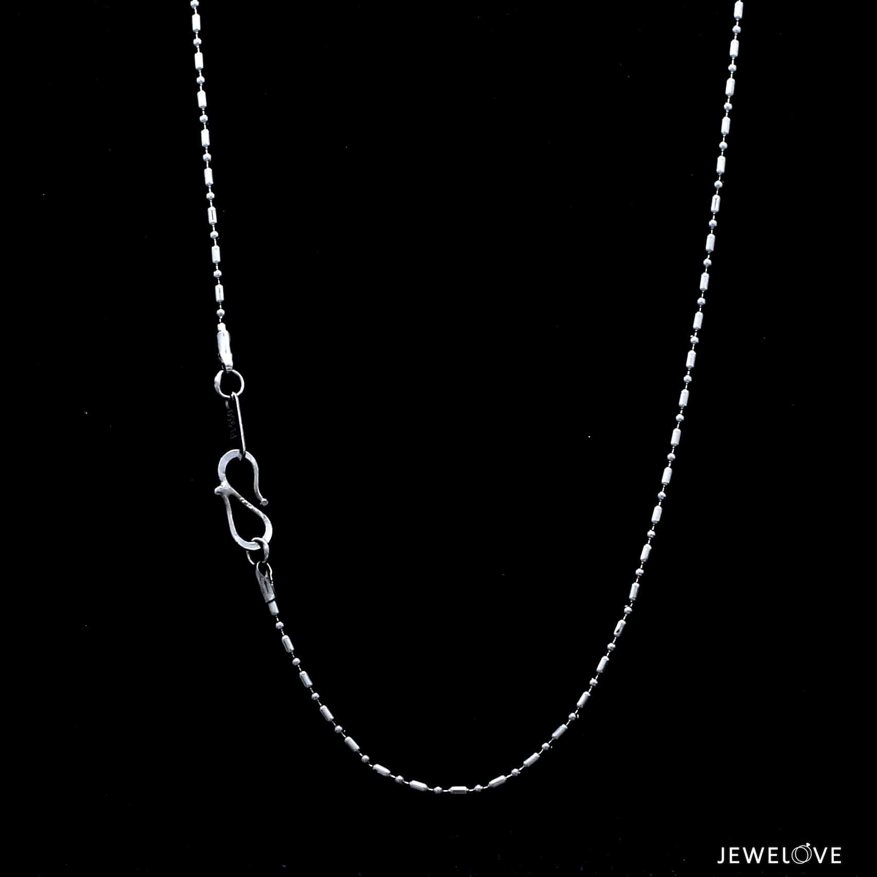 Jewelove™ Chains 1.5mm Japanese Platinum Chain for Women JL PT CH 1116