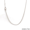 Jewelove™ Chains 1.5mm Platinum Cable Chain for Women JL PT CH 1218