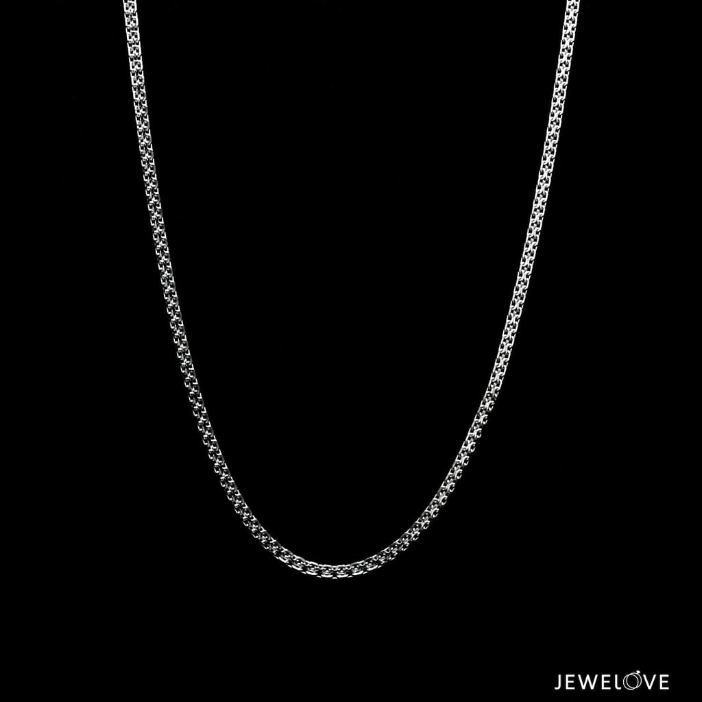 Jewelove™ Chains 1.5mm Platinum Unisex Chain JL PT CH 1223-A