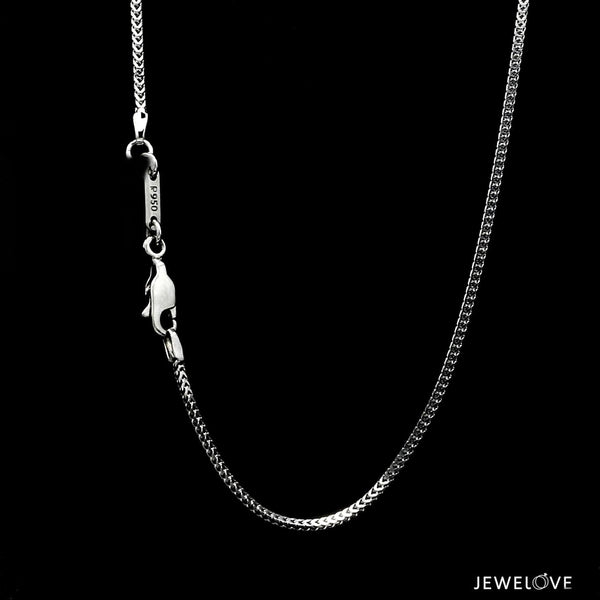 Jewelove™ Chains 1.5mm Platinum Unisex Chain JL PT CH 1299