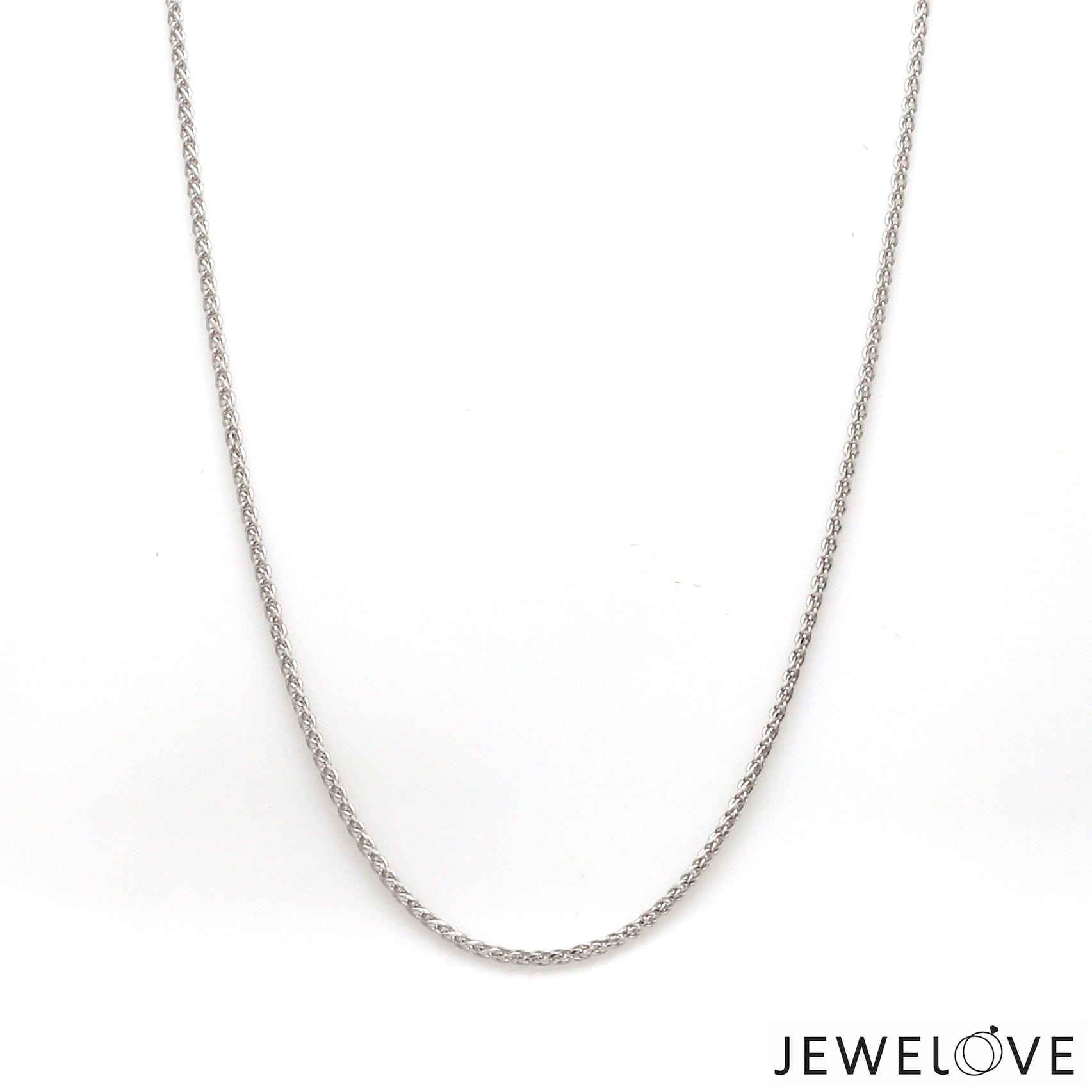 Jewelove™ Chains 1.5mm Platinum Wheat Chain for Unisex JL PT CH 1298
