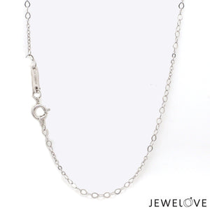 Jewelove™ Chains 1.75mm Links Platinum Chain for Women JL PT CH 1294