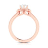 Jewelove™ Rings Women's Band only / VS J 1-Carat 18K Rose Gold Solitaire Ring JL AU G 114R-C