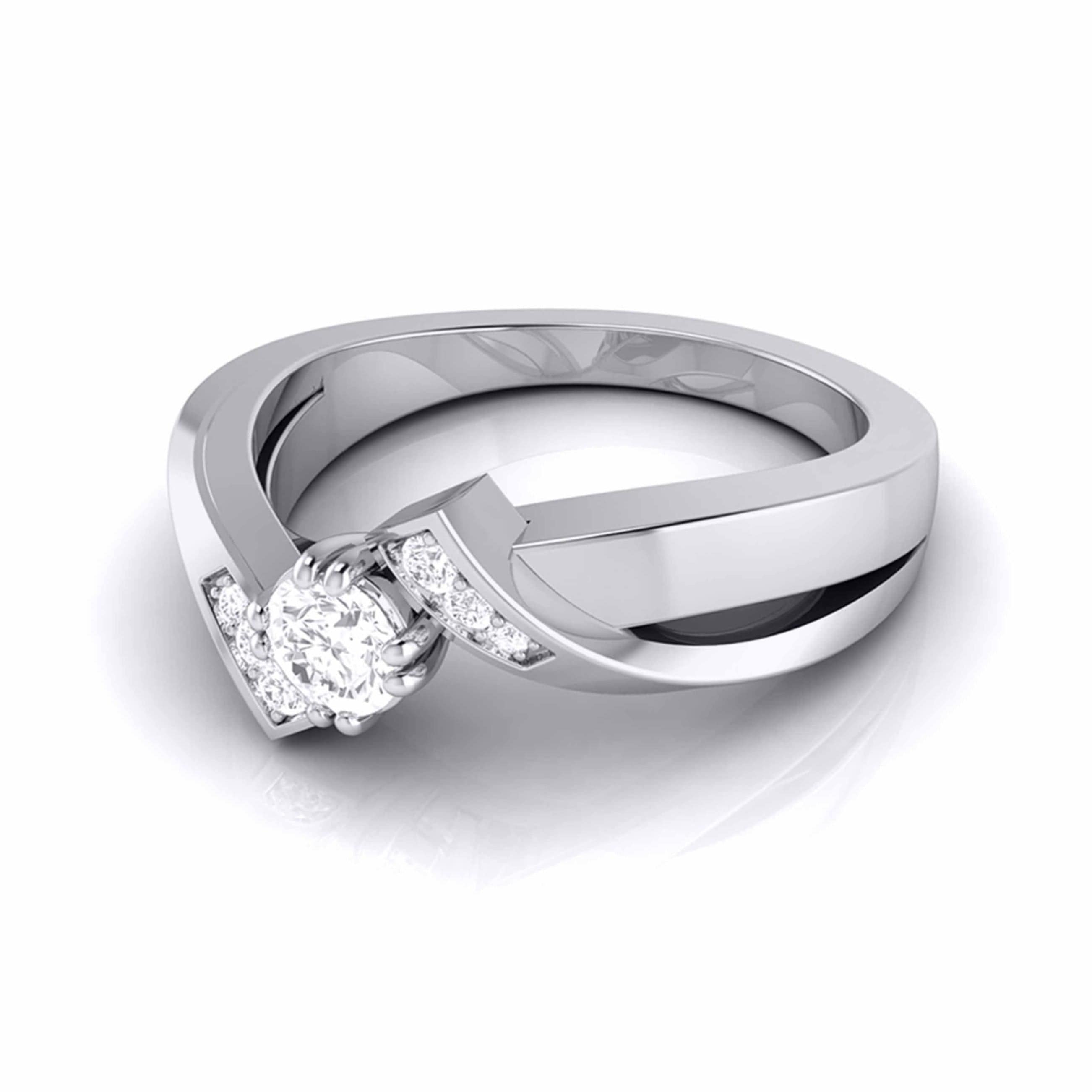 0.48 carat 18K Gold - The Classic Solitaire Ring - Engagement Rings at Best  Prices in India | SarvadaJewels.com