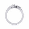Jewelove™ Rings Women's Band only / VS J 1-Carat Designer Platinum Diamond Engagement Ring JL PT G 104-D