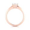 Jewelove™ Rings Women's Band only / VS J 1-Carat Solitaire 18K Rose Gold Ring JL AU G 121R-D