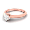 Jewelove™ Rings Women's Band only / VS J 1-Carat Solitaire 18K Rose Gold Ring JL AU G 121R-D