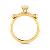 Jewelove™ Rings Women 's Band only / J VS 1-Carat Solitaire 18K Yellow Gold Ring JL AU G 112Y-C