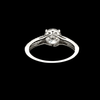 Jewelove™ Rings J VS / Women's Band only 1 Carat. Solitaire Platinum Diamond Split Shank Ring JL PT 1221