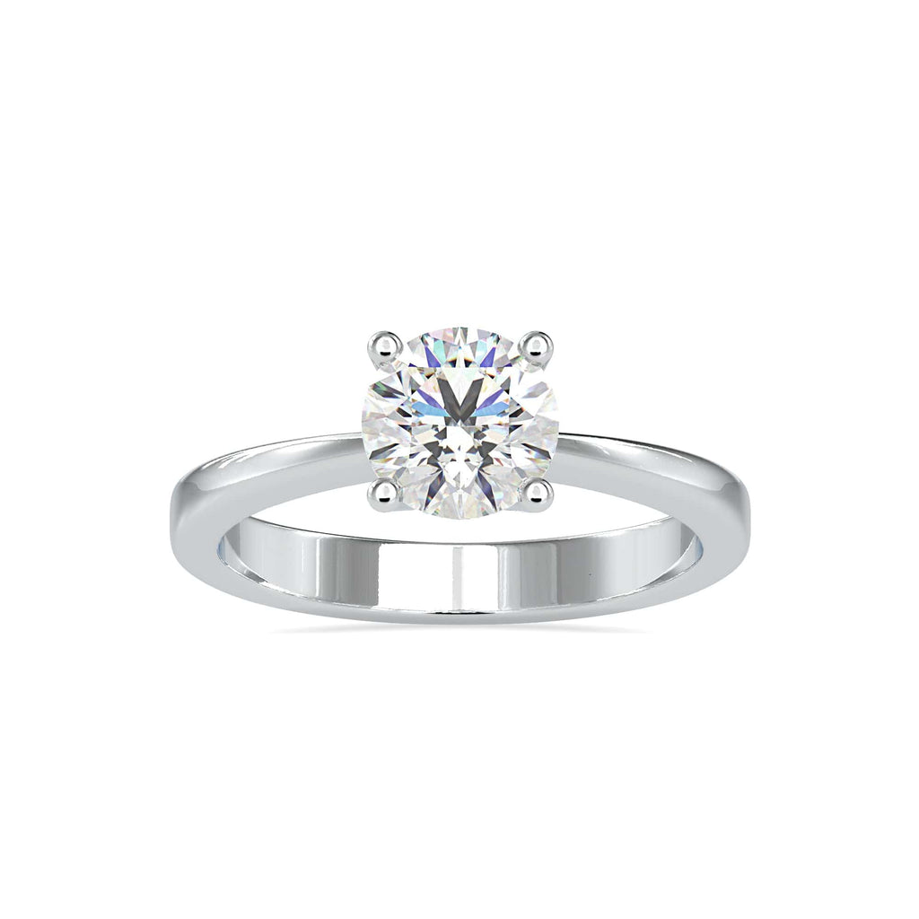 Jewelove™ Rings VS J / Women's Band only 1-Carat Solitaire Platinum Engagement Ring JL PT 0142-C