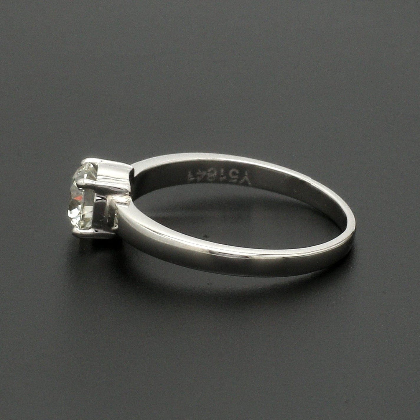 Jewelove™ Rings Women's Band only / VS J 1 Carat Solitaire Platinum Engagement Ring JL PT 1269-C