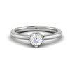 Jewelove™ J VS / Women's Band only 1 Carat Solitaire Platinum Ring JL PT RS RD 101