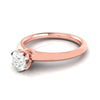 Jewelove™ Rings Women's Band only / VS J 1-Carat Solitaire Rose Gold Ring JL AU G 106R-C