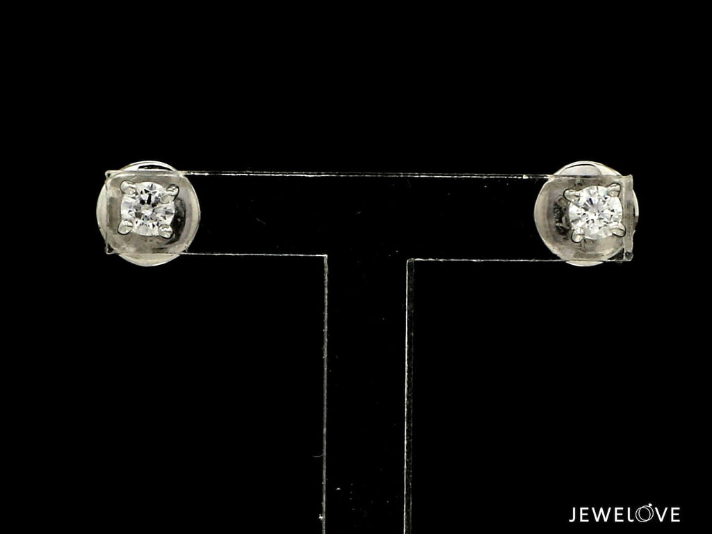 Jewelove™ Earrings 10-Pointer Diamond Earrings in Platinum SJ PTO E 152-B