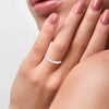 Jewelove™ Rings 15 Diamond Platinum Engagement Ring JL PT R-79