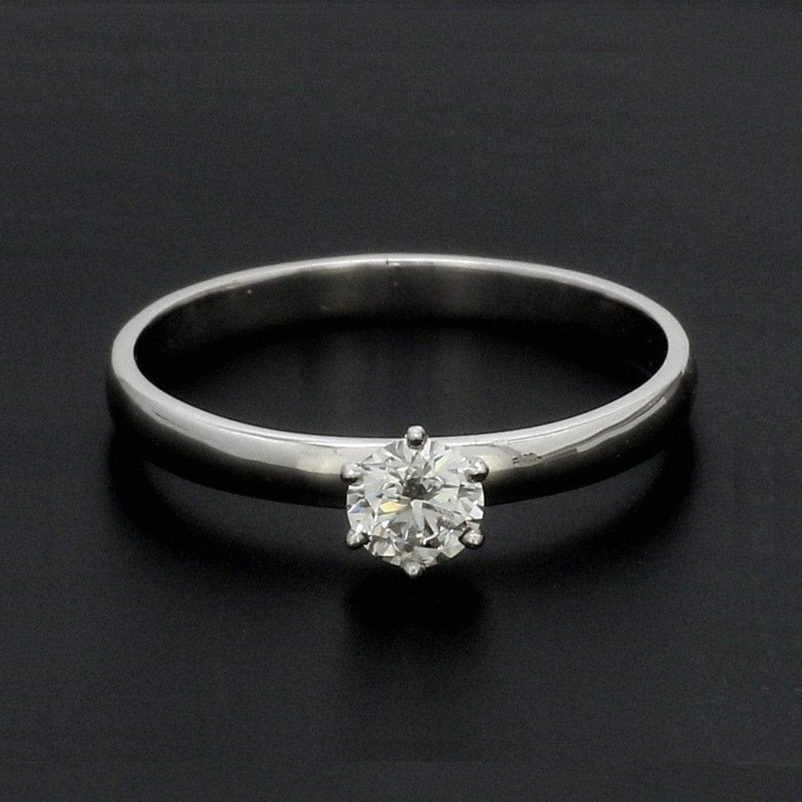 Jewelove™ Rings 15 Pointer Classic 6 Prong Platinum Ring SKU 0012-A