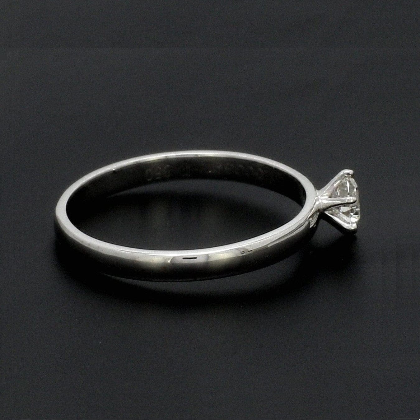 Jewelove™ Rings 15 Pointer Classic 6 Prong Platinum Ring SKU 0012-A