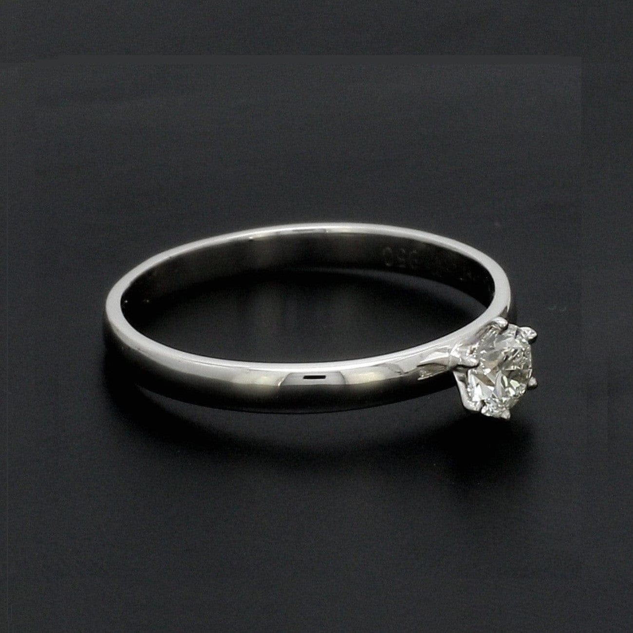 Jewelove™ Rings 15 Pointer Classic 6 Prong Platinum Ring SKU 0012-A