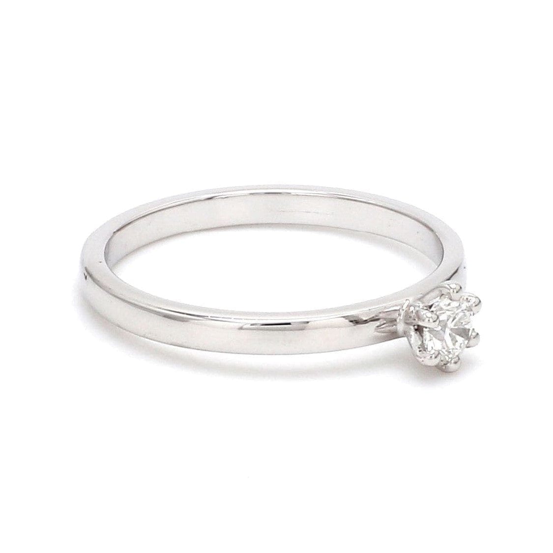 Jewelove™ Rings 15 Pointer Classic 6 Prong Platinum Ring SKU 0012-A