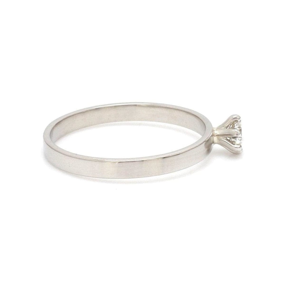 Jewelove™ Rings 15 Pointer Classic 6 Prong Platinum Ring SKU 0012-A
