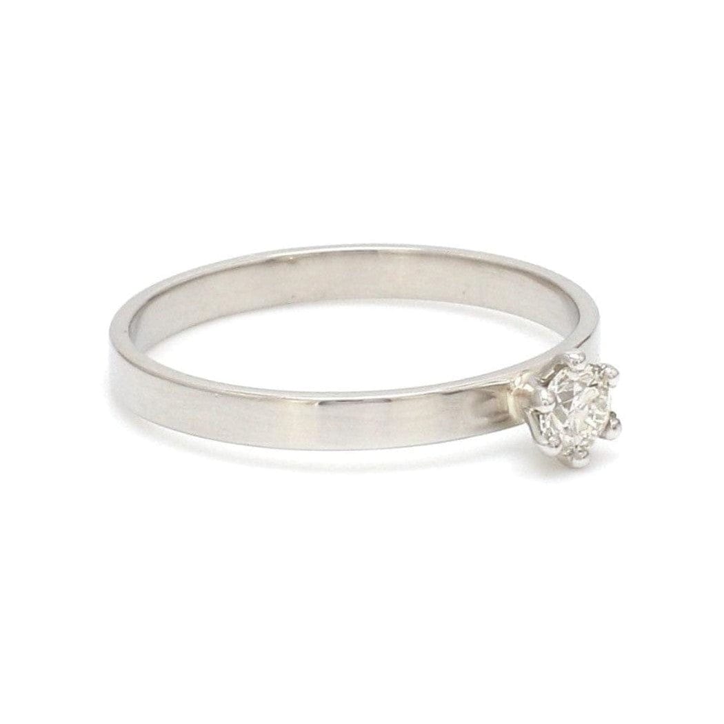 Jewelove™ Rings 15 Pointer Classic 6 Prong Platinum Ring SKU 0012-A