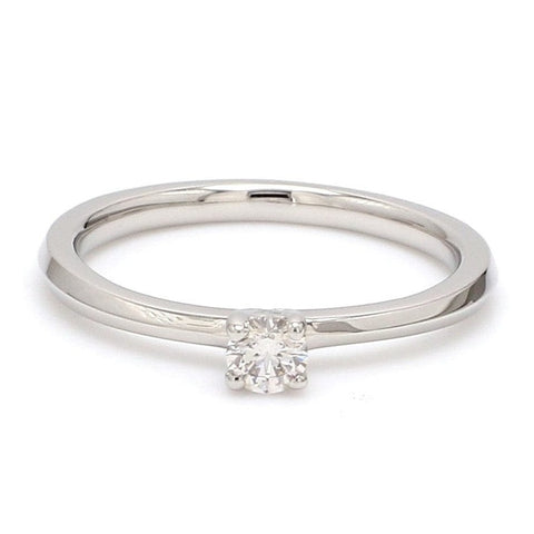 16 Pointer Classic 4-Prong Platinum Solitaire Ring JL PT 669