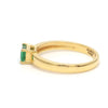 Jewelove™ Rings 18K Yellow Gold Emerald Diamond Ring JL AU 102