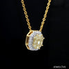 Jewelove™ Pendants 18K Yellow Gold  Pendant Chain with Fancy Color Diamond JL AU P 10