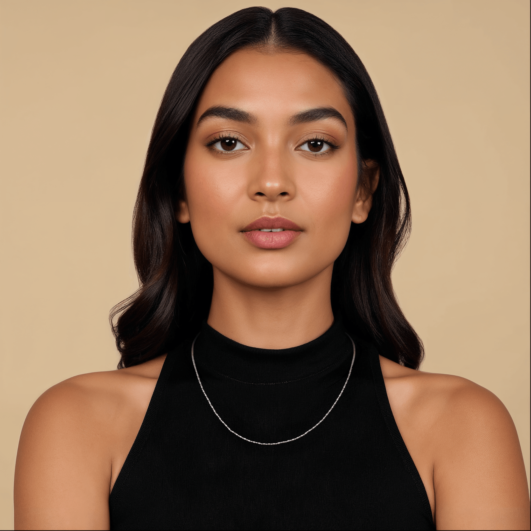 Jewelove™ Chains 50 cm 1mm Japanese Platinum Chain for Women JL PT CH 1116-B