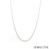 Jewelove™ Chains 1mm Thin Links Platinum Chain JL PT CH 1292