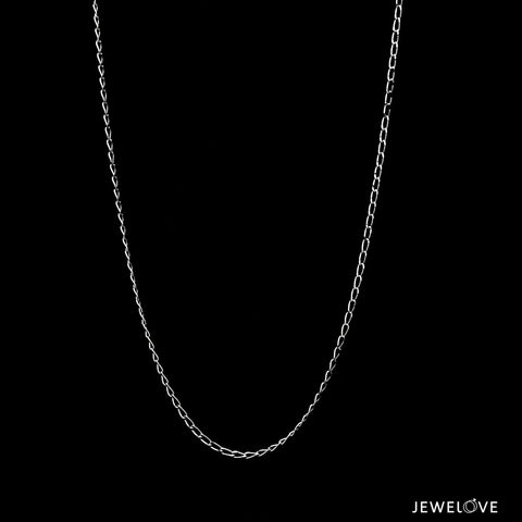 1mm Thin Links Platinum Chain JL PT CH 1292