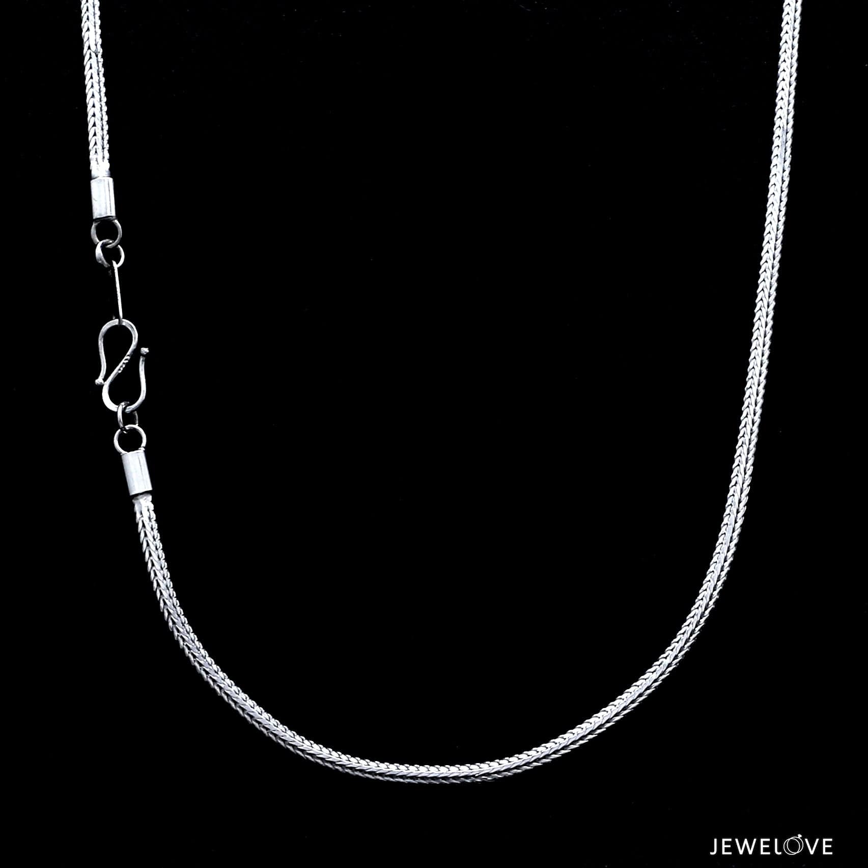Jewelove™ Chains 2.25mm Japanese Platinum Chain for Men JL PT CH 1403